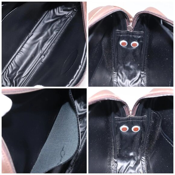 Burberrys Nova Check Shoulder Bag Canvas Beige Gold Auth sw723 - Picture 15 of 16